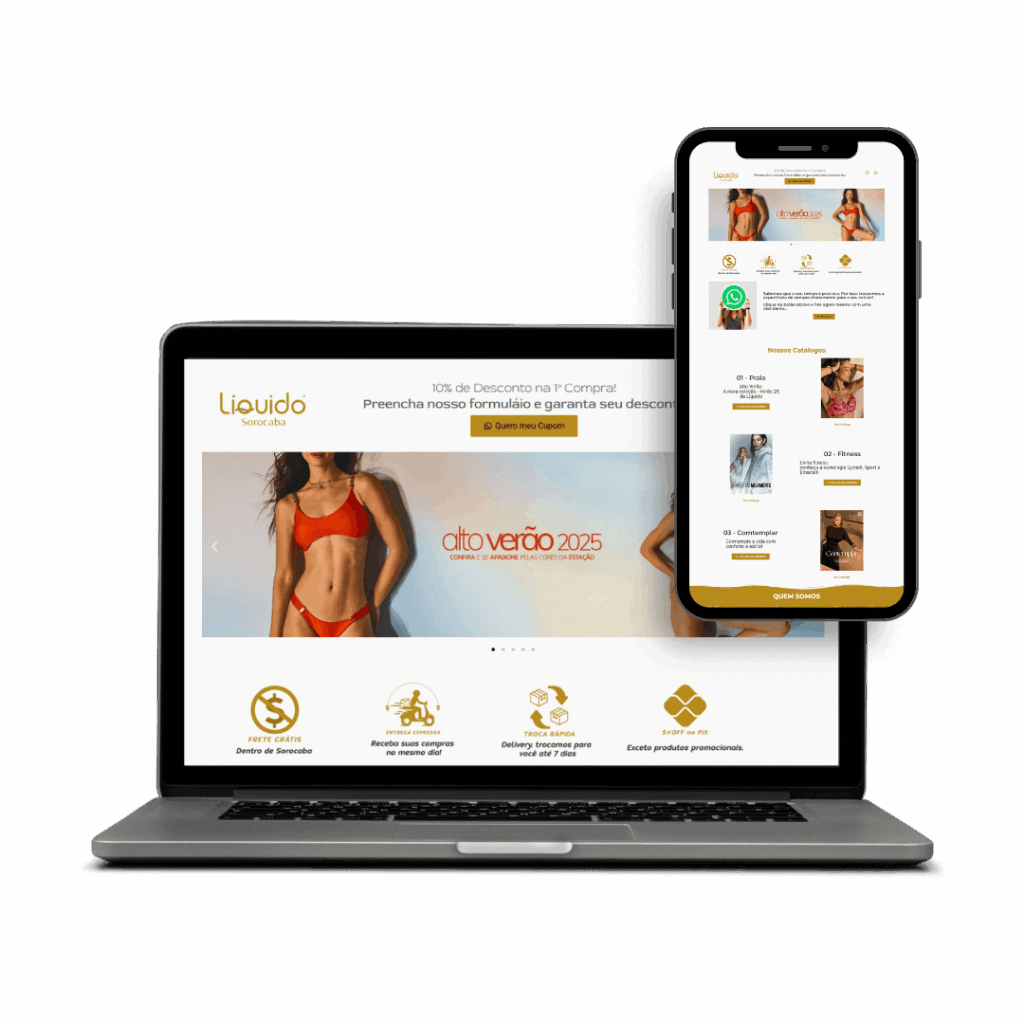 Site profissional feito para cliente de Sorocaba