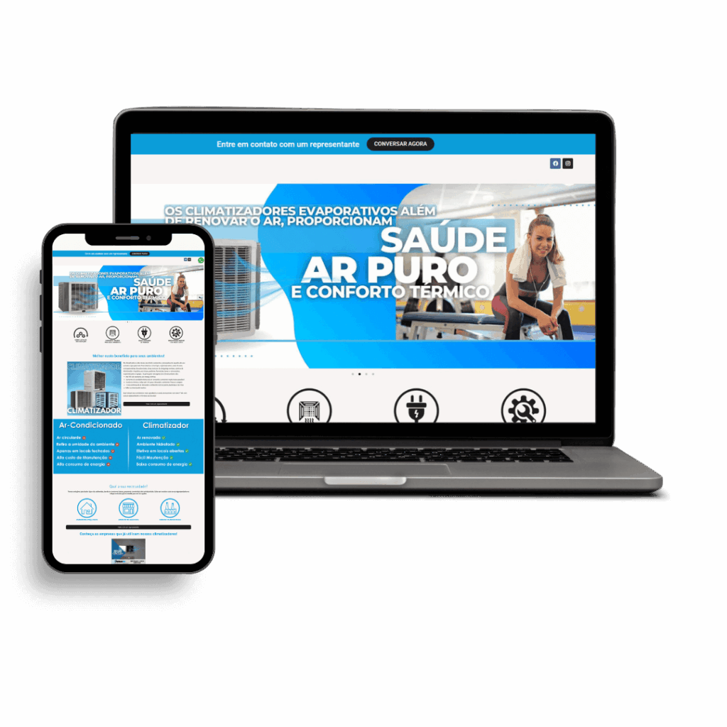 Site profissional feito para cliente de Sorocaba